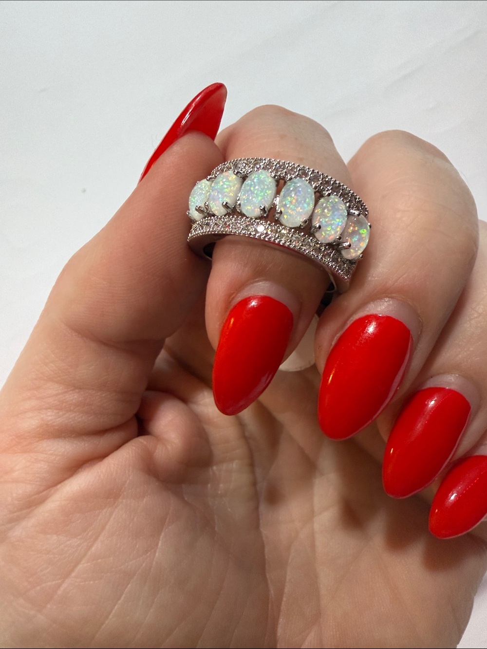 Sterling Silver Stone Ring